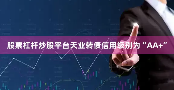 股票杠杆炒股平台天业转债信用级别为“AA+”