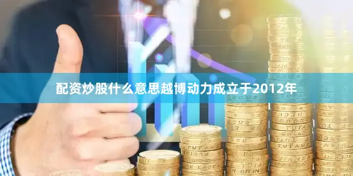 配资炒股什么意思越博动力成立于2012年